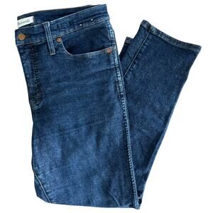 Madewell Mid-Rise Stovepipe Jeans Size 32 Dark Wash